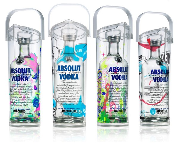 4 x ABSOLUT Art of Sharing Visuals